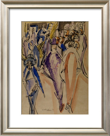 The Elegant Couple by Ernst Ludwig Kirchner Pricing Limited Edition Print image