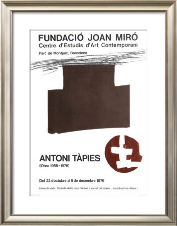 Fundacio Joan Miro 1976 by Antoni Tapies Pricing Limited Edition Print image