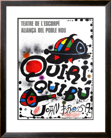 Teatre De L'escorpi 1976 by Joan Miro Pricing Limited Edition Print image
