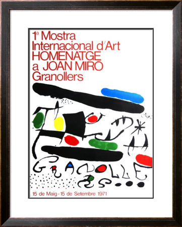 Mostra International D'art - Granollers 1971 by Joan Miró Pricing Limited Edition Print image