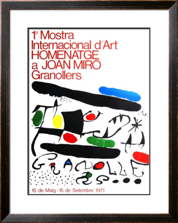 Mostra International D'art - Granollers 1971 by Joan Miro Pricing Limited Edition Print image