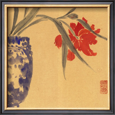 Tulip In Arita Vase by Peter Cavaciuti Pricing Limited Edition Print image