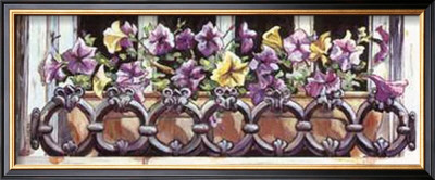 Window Petunias by Mark Lee Goldberg Pricing Limited Edition Print image