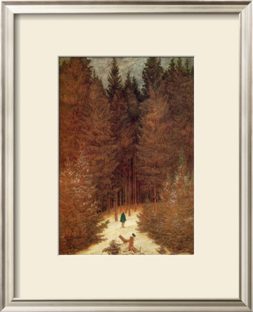 Chasseur In The Forest by Caspar David Friedrich Pricing Limited Edition Print image