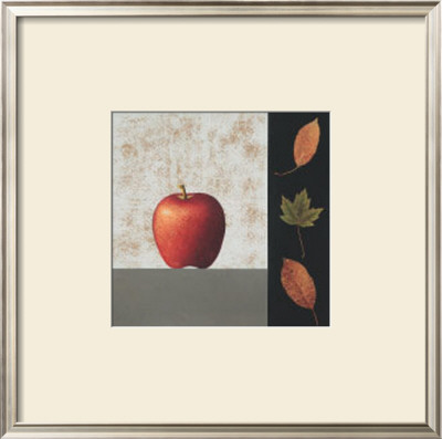 Red Apple And Leaves by John Boyd Pricing Limited Edition Print image