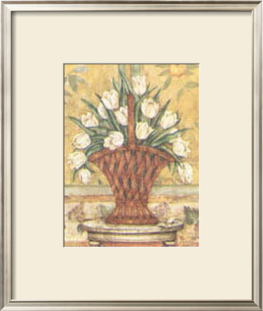 Tulips In Lattice by Tina Chaden Pricing Limited Edition Print image