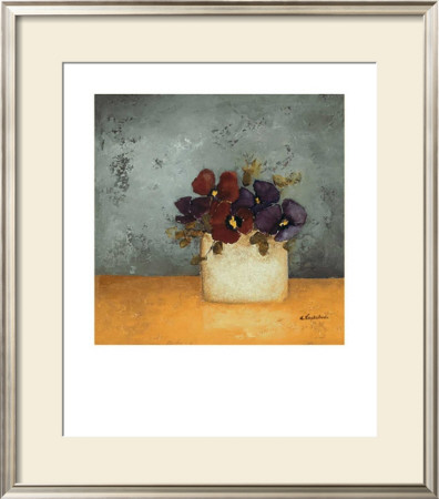 Pansies Ii by Anouska Vaskebova Pricing Limited Edition Print image