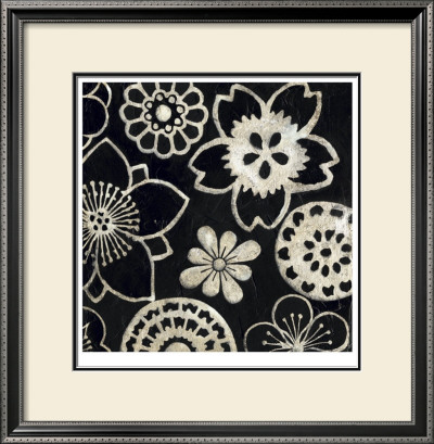 Silver Floral Cascade Iv by Megan Meagher Pricing Limited Edition Print image