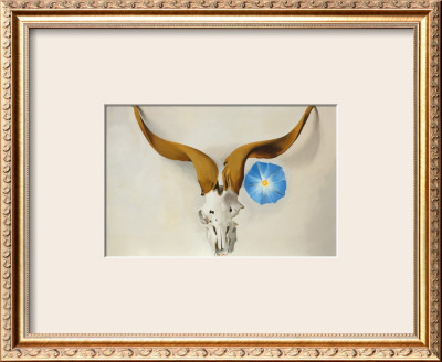 Ram's Head, Blue Morning Glory by Georgia O'keeffe Pricing Limited Edition Print image
