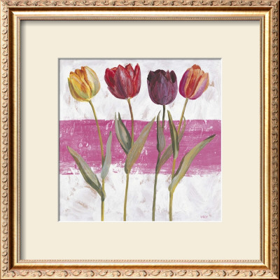Tulipe Sur Rose by Valerie Roy Pricing Limited Edition Print image