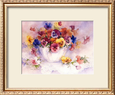 Pansy Morning by Carolyn Shores-Wright Pricing Limited Edition Print image