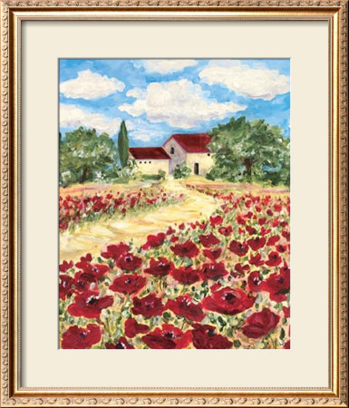 Poppy Field Ii by Antonette Bowman Pricing Limited Edition Print image
