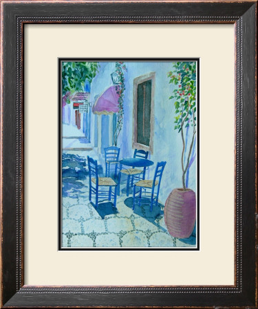 Greek Taverna by Mary Stubberfield Pricing Limited Edition Print image