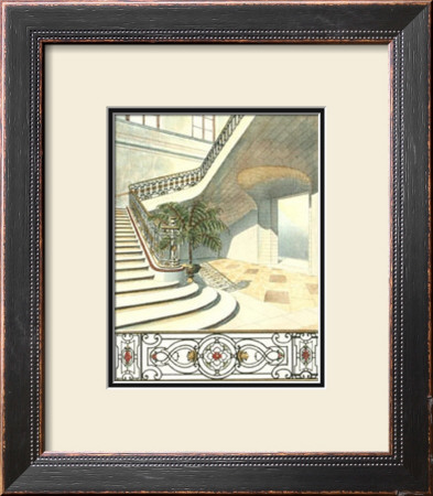 Louis Style Staircase I by Cesare Daly Pricing Limited Edition Print image