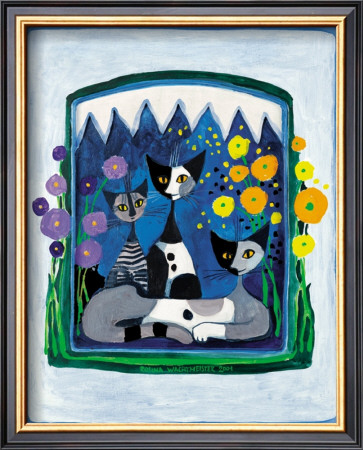 Rosina Wachtmeister - My Garden Size 9.5x11.75 Fine Art Print by