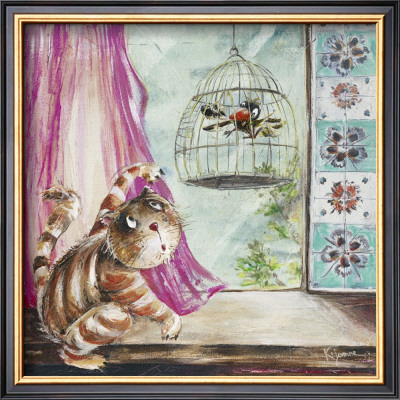 Le Chat D'elsa by Karin Jeanne Pricing Limited Edition Print image