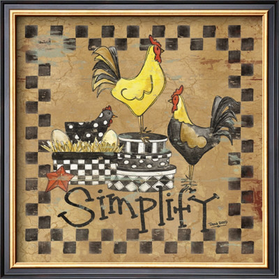 Simplify Roosters by Tara Reed Pricing Limited Edition Print image