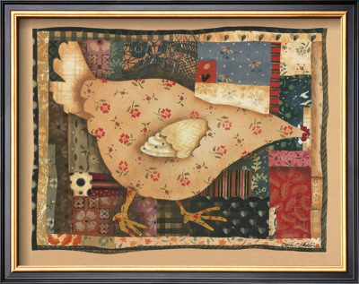 Patchwork Hen by Diane Kaylor Pricing Limited Edition Print image