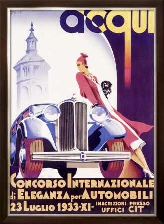 Concorso Di Eleganza Per Automobili by F Romoli Pricing Limited Edition Print image