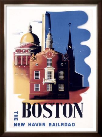 Boston, Massachusetts, New Haven Railroad by Ben Nason Pricing Limited Edition Print image