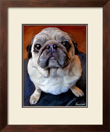 Pug On A Rug by Robert Mcclintock Pricing Limited Edition Print image