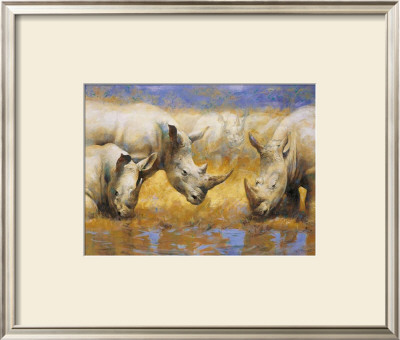 Rhinoceros by Joaquin Moragues Pricing Limited Edition Print image