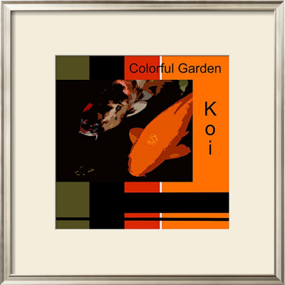 Colorful Garden Koi by Erichan Pricing Limited Edition Print image