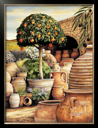Orange Topiary by Eduardo Moreau Pricing Limited Edition Print image
