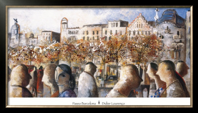 Paseo Barcelona by Didier Lourenco Pricing Limited Edition Print image