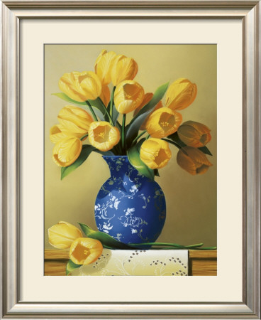 Yellow Tulips by Ian Porter Pricing Limited Edition Print image