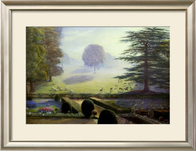 The Garden At Escrick Hall by Constance Wenlock Pricing Limited Edition Print image