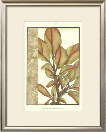Gilded Leaves I by Jennifer Goldberger Pricing Limited Edition Print image
