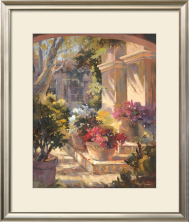 Flowered Courtyard by Betty Carr Pricing Limited Edition Print image
