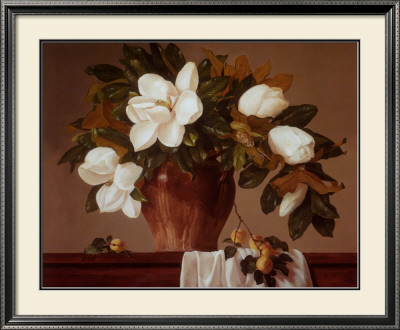 Magnolia With Apricots by Joe Anna Arnett Pricing Limited Edition Print image