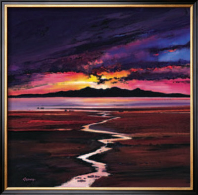 Sunset Over Arran by Davy Brown Pricing Limited Edition Print image
