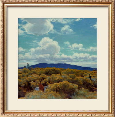 Through The Chamisa, Santa Fe Opera, 1989 by E. Martin Hennings Pricing Limited Edition Print image