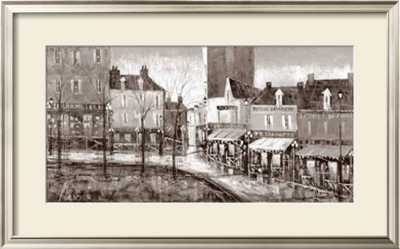 Vue De Paris, Place Du Tertre by Aleksandre Kukolj Pricing Limited Edition Print image