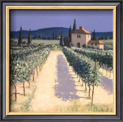 Vineyard Shadows by David Short Pricing Limited Edition Print image