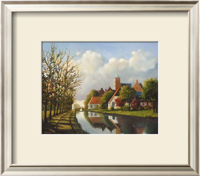 Village Reflections by Pieter Molenaar Pricing Limited Edition Print image