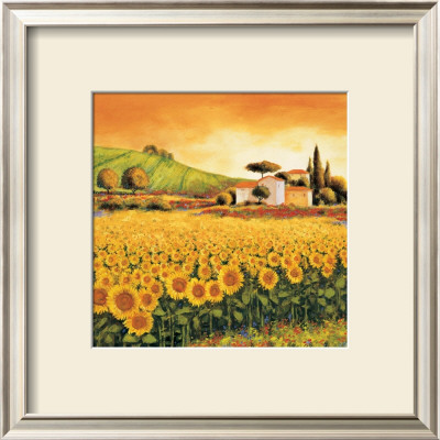 Valley Of Sunflowers (Detail) by Richard Leblanc Pricing Limited Edition Print image