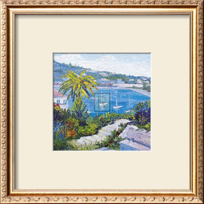 Le Banc De Pierre A Villefranche-Sur-Mer by T. Forgione Pricing Limited Edition Print image