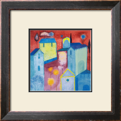 Village At Sunset by Giuliana Lazzerini Pricing Limited Edition Print image