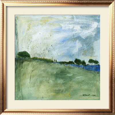 Blue Landscape by Gabriele Scherk Pricing Limited Edition Print image