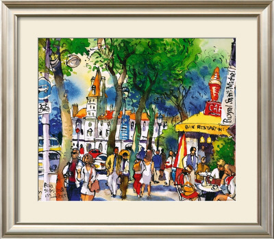 Morning On Boulevard Saint Michel by Michael Leu Pricing Limited Edition Print image