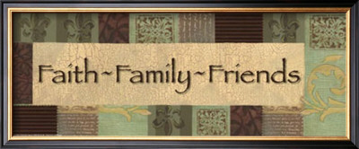 Faith, Family, Friends by Smith-Haynes Pricing Limited Edition Print image