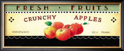 Fresh Fruits: Crunchy Apples by Ria Van De Velden Pricing Limited Edition Print image