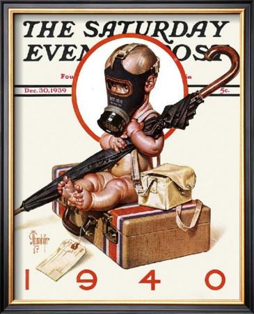 New Year's Baby, C.1940: Ready For War by Joseph Christian Leyendecker Pricing Limited Edition Print image