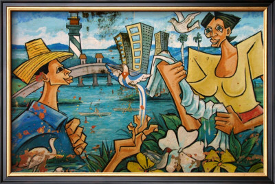 Baracoa Mural by Charles Glover Pricing Limited Edition Print image