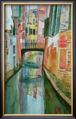 Boat Under The Bridge by Mary Stubberfield Pricing Limited Edition Print image