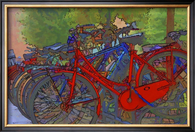 Colorful Bicycles Ii by Danny Head Pricing Limited Edition Print image